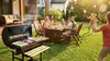 Garten-Holzkohlegrillfass mit Kamin, Ablagen, Thermometer Produktbild-Vorschau 9