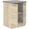Mobile basso con 2 ante a battente - Decoro rovere Sonoma - Anteprima dell’immagine prodotto 4