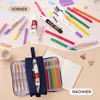 Étui à crayons spacieux (bleu), grande capacité, 3 Voir les images du produit 3