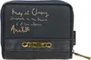 A close-up studio shot of a dark blue Anekke wallet with gold accents and text. Anteprima dell’immagine prodotto