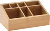 A bamboo organizer with seven compartments. Náhled obrázku produktu