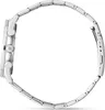 Side view of a silver watch with a metal band. Anteprima dell’immagine prodotto