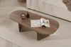 Stolik kawowy z zaokrąglonym blatem, długość 130 cm - Podgląd zdjęcia produktu 6