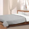 Copriletto trapuntato 220x240 cm grigio e bianco Anteprima dell’immagine prodotto 2
