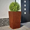 vidaXL Pflanzkübel 2 Stk. 45x45x75 cm Wetterfester Stahl Produktbild-Vorschau 2