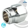 A close-up studio shot of a metal plumbing adapter with a white and light gray background. Produktbild-Vorschau