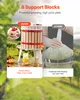 SucceBuy Pressa manuale per frutta 12L con cesto in legno Anteprima dell’immagine prodotto 2