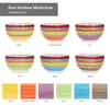 6er Set Ibiza Rainbow Bowl-Schalen 600ml Müsli Salat Produktbild-Vorschau 3