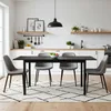 Meubles Cosy Ausziehbarer Esstisch im Industrial-Stil fš¹r Produktbild-Vorschau 7