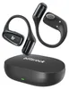A set of black wireless earbuds and their charging case are displayed against a white background. Produktbild-Vorschau