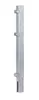 A galvanized metal post with three clips attached, shown against a white background. Anteprima dell’immagine prodotto