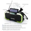 An annotated image of a portable radio, highlighting its features and functions. Podgląd zdjęcia produktu