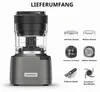 DuoPrep 2-in-1 hakapparaat / blender (zilver/transparant, Productafbeelding-voorbeeld 8