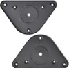 VidaXL 242150, Tischbeine, Eisen, Schwarz, Rund, 6 cm, 1100 Produktbild-Vorschau 3