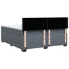 Boxspringbett mit Matratze Dunkelgrau 200x200 cm Samt Produktbild-Vorschau 8