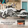 HOMCOM Motorrad Reinigungsständer Rollenständer Rad Produktbild-Vorschau 6
