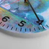 Wanduhr - Rund - Glasuhr - Bäume Wiese Sommer - 40x40cm - Produktbild-Vorschau 5