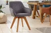 riess-ambiente Drehbarer Design Stuhl LIVORNO vintage grau Produktbild-Vorschau 3