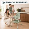 Baby Vivo Design 2in1 Kinderhochstuhl - Oscar in Grün Produktbild-Vorschau 5