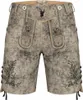 Pantaloni corti in pelle tradizionale da uomo PAULGOS - HK3 Anteprima dell’immagine prodotto 5