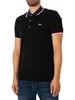Lacoste Poloshirt mit Streifenkragen, Schwarz XXL Produktbild-Vorschau 2