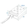 ProPlus Stahlkassette mit Halterung 225x165x85 mm Produktbild-Vorschau 6