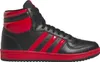 A studio shot of a single black and red Adidas Top Ten RB sneaker. Podgląd zdjęcia produktu