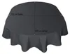 Tischdecke oval anthrazit 130x220 cm Leinenoptik Produktbild-Vorschau 4