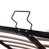 A close-up view of the metal frame and wooden slats of a bed base. Produktbild-Vorschau
