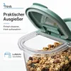 3er set,Schüttdosen 2 Liter, transparent mit Klappdeckeln Produktbild-Vorschau 5