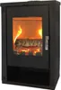 Krbová kamna moderní model Lheia Black, energetická Náhled obrázku produktu 6