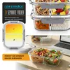 Set di 2 contenitori ermetici per alimenti, ideali per la Anteprima dell’immagine prodotto 4