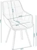 EUGAD 4 x Esszimmerstühle drehbar, bequem modern, mit Produktbild-Vorschau 3