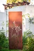 4x Sichtschutz Metall - 160 cm x 50 cm - Edelrost - Produktbild-Vorschau 5
