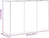 vidaXL Fioriera antracite 120x40x80 cm Acciaio laminato a Anteprima dell’immagine prodotto 8