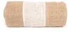 Jute Tischläufer 30 cm breit – Natur & Weiß – Meterware – Produktbild-Vorschau 3