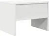 A white bedside table with an open shelf is shown against a white background. Náhľad obrázku produktu