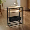 HOMCOM bijzettafel, salontafel met 3 niveaus en een Productafbeelding-voorbeeld 3