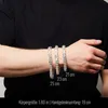 Armband mit Königskettengliedern 925er Silber, 7 mm von Produktbild-Vorschau 3