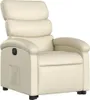 vidaXL Relaxsessel mit Aufstehhilfe Elektrisch Creme Produktbild-Vorschau 3