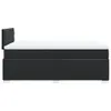 vidaXL Boxspringbett mit Matratze Schwarz 120x190 cm Produktbild-Vorschau 5