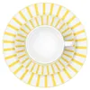 18szt serwis kawowy Split żółte paski porcelana 6 osób Podgląd zdjęcia produktu 3