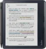 An e-reader with a stylus, displaying text with highlights and annotations. Produktbild-Vorschau