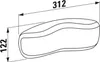 LAUFEN H2941030160001 Gelkissen für Badewannen H294103 Produktbild-Vorschau 3