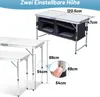 Campingtisch 120x47x68cm, Campingküche aus Alu, faltbar Produktbild-Vorschau 2
