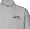 Huuraa Herren Polo Shirt Atlanta my love M Sport Grey Bio Produktbild-Vorschau 2
