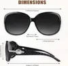GQUEEN Occhiali da sole polarizzati oversize Donne Anteprima dell’immagine prodotto 5