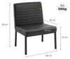 XXL - Stuhl Wingston grau Produktbild-Vorschau 7