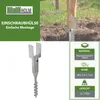 6x U-Profil Bodenhülse zum Einschrauben 9x9 cm 68,5 cm Produktbild-Vorschau 2