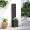 vidaXL Garten Sichtschutz-Leinwand Schwarz 32 x 32 x 150 cm Produktbild-Vorschau 4